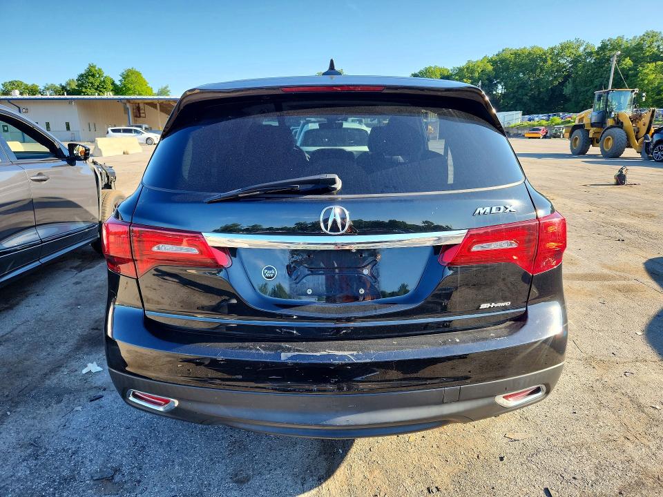 Продажа на аукционе авто 2016 Acura Mdx, vin: 5FRYD4H4XGB061565, номер лота: 61543136