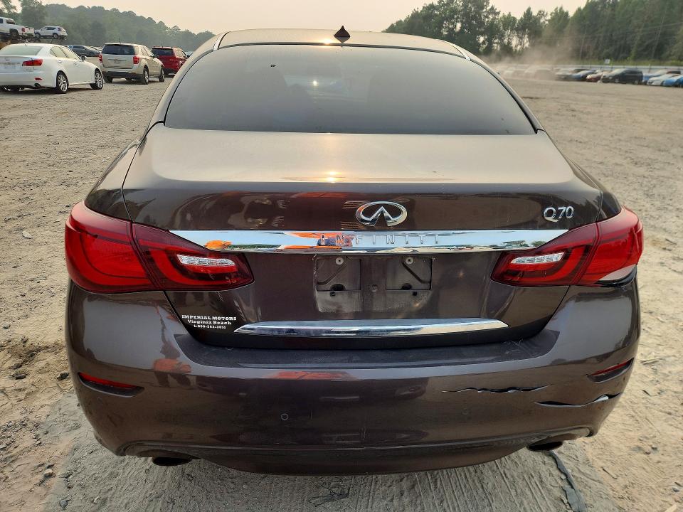 2018 Infiniti Q70 მანქანა იყიდება აუქციონზე, vin: JN1BY1AP6JM180374, აუქციონის ნომერი: 61912746