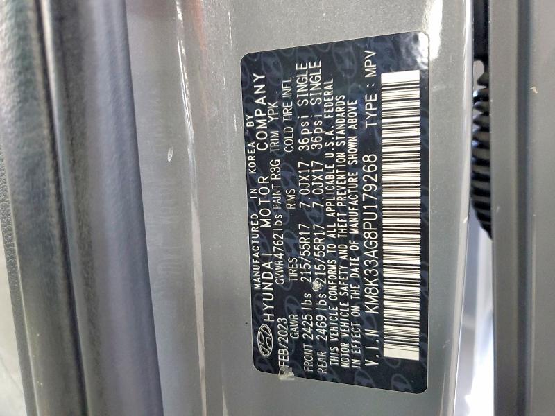 Aukcja sprzedaży 2023 Hyundai Kona, vin: KM8K33AG8PU179268, numer aukcji: 60488466