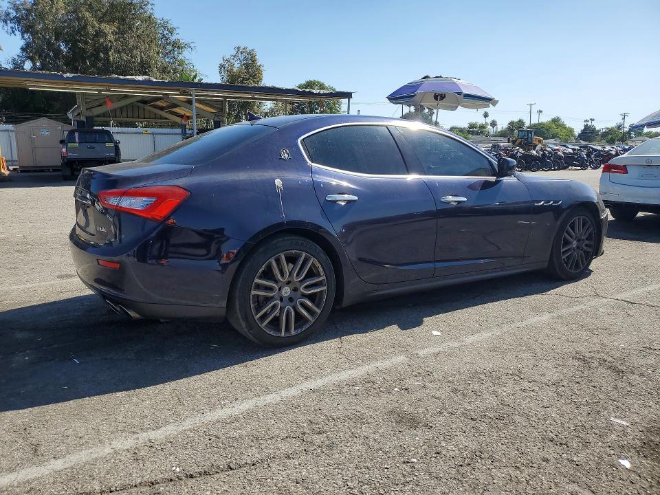 2015 Maserati Ghibli მანქანა იყიდება აუქციონზე, vin: ZAM57XSA4F1146237, აუქციონის ნომერი: 63344436