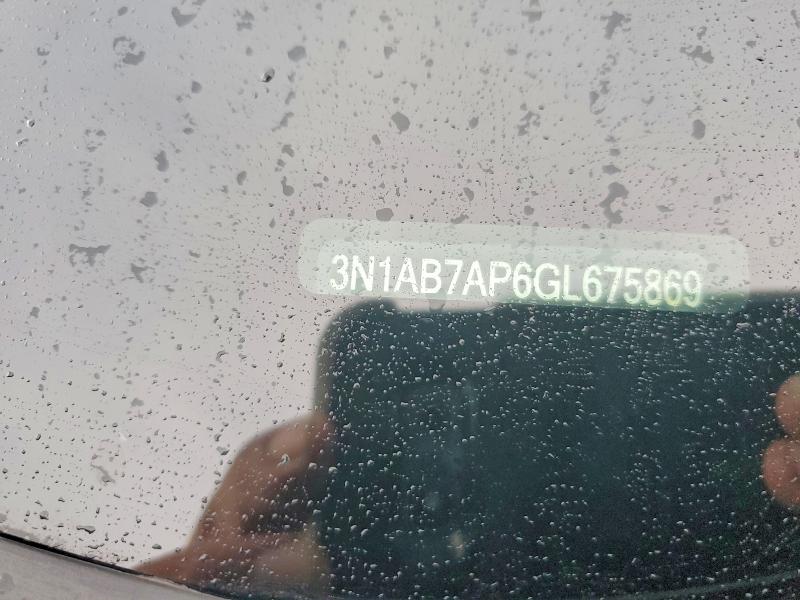 Продаж на аукціоні авто 2016 Nissan Sentra, vin: 3N1AB7AP6GL675869, номер лоту: 60087876