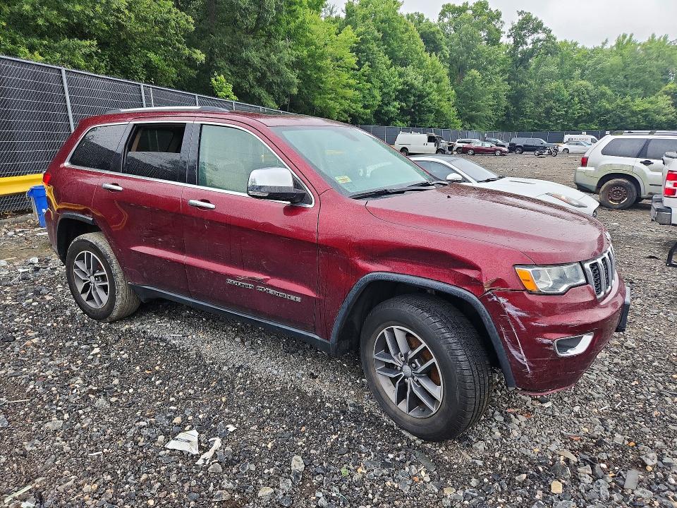 2017 Jeep Grand Cherokee მანქანა იყიდება აუქციონზე, vin: 1C4RJFBG2HC827588, აუქციონის ნომერი: 59373666