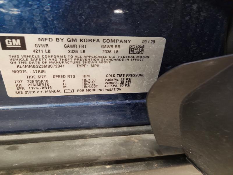 Aukcja sprzedaży 2021 Buick Encore Gx, vin: KL4MMBS23MB072041, numer aukcji: 55598426