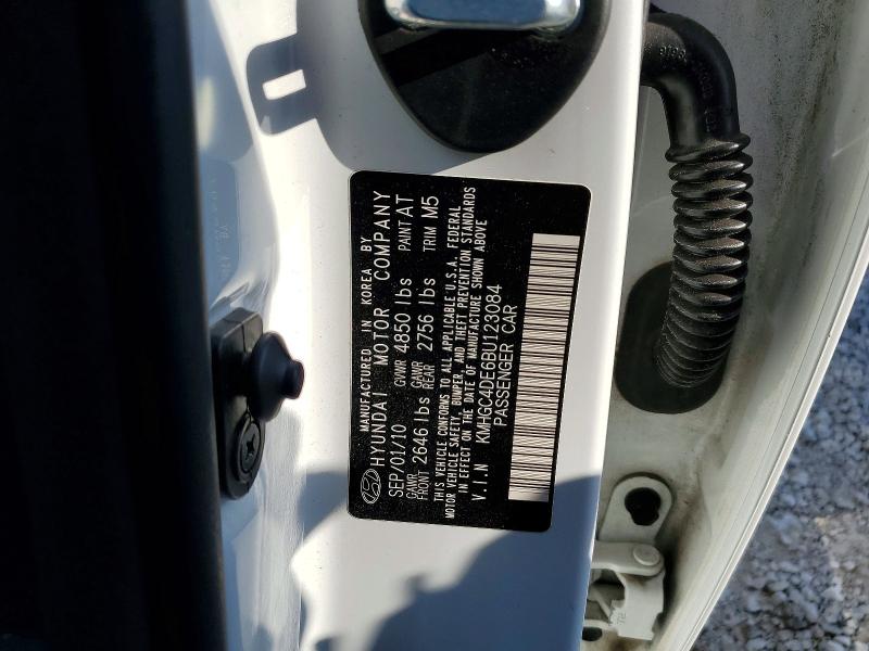 61148436 :رقم المزاد ، KMHGC4DE6BU123084 vin ، 2011 Hyundai Genesis مزاد بيع