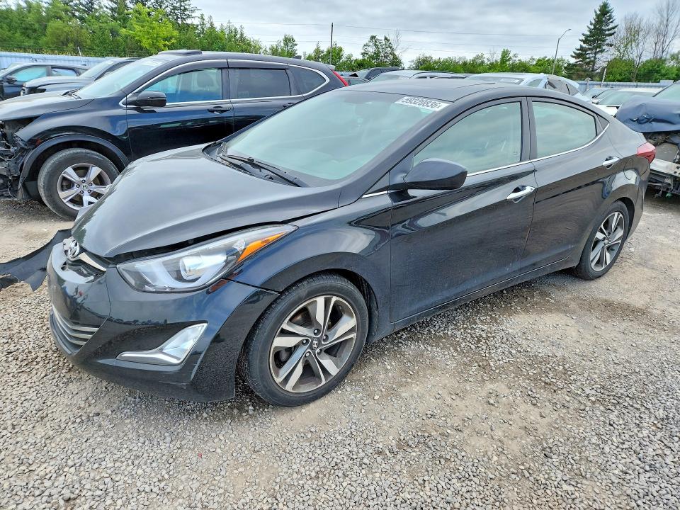 2014 Hyundai Elantra მანქანა იყიდება აუქციონზე, vin: KMHDH4AHXEU187037, აუქციონის ნომერი: 59320836
