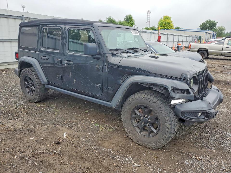 58718696 :رقم المزاد ، 1C4HJXDG5NW129503 vin ، 2022 Jeep Wrangler Unlimited مزاد بيع