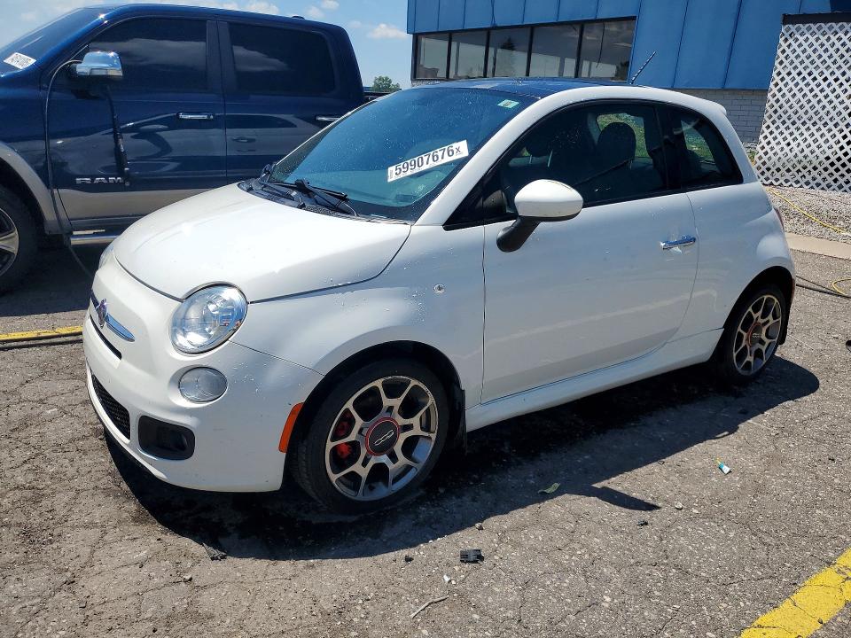 Aukcja sprzedaży 2015 Fiat 500, vin: 3C3CFFBR4FT509129, numer aukcji: 59907676