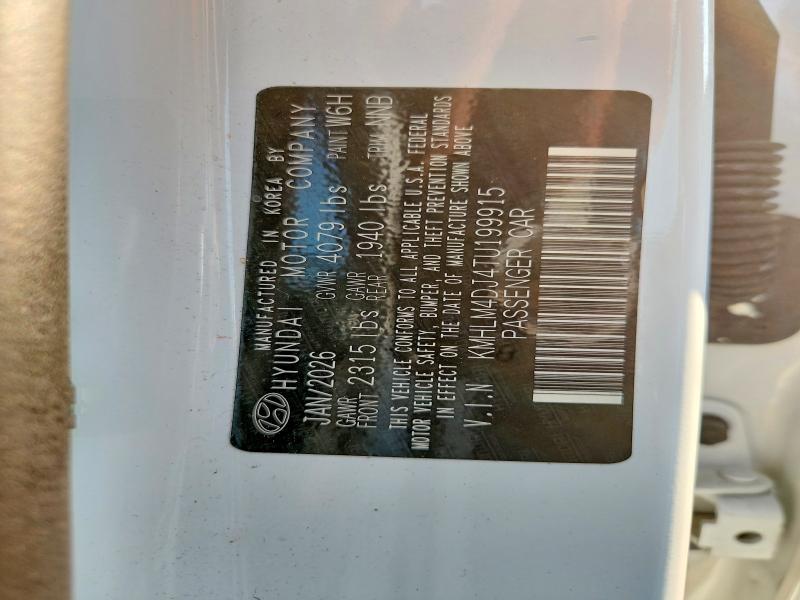 Продажа на аукционе авто 2026 Hyundai Elantra Hybrid, vin: KMHLM4DJ4TU199915, номер лота: 61169016