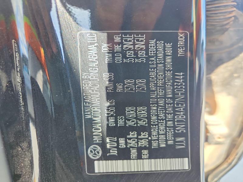 Продажа на аукционе авто 2022 Hyundai Santa Cruz, vin: 5NTJB4AE7NH033444, номер лота: 59647176