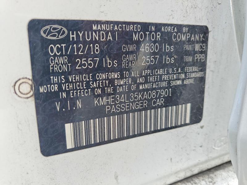 Продажа на аукционе авто 2019 Hyundai Sonata Hybrid, vin: KMHE34L35KA087901, номер лота: 62407826