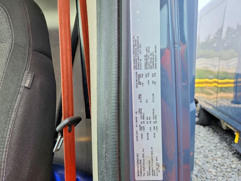 Продаж на аукціоні авто 2022 Ram Promaster 3500, vin: 3C7WRVMG2NE136927, номер лоту: 59746366