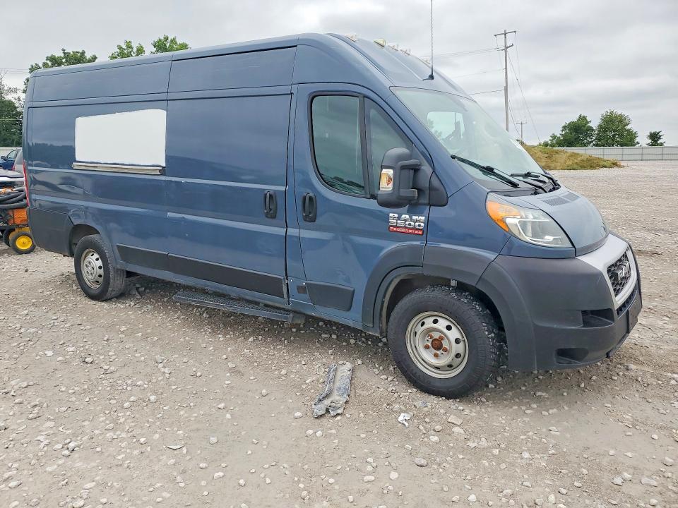 2020 Ram Promaster 3500 მანქანა იყიდება აუქციონზე, vin: 3C6URVJG7LE108084, აუქციონის ნომერი: 63055036