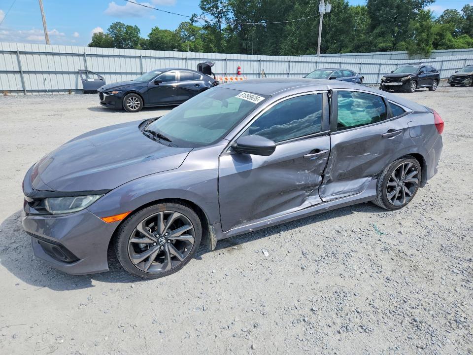 2020 Honda Civic მანქანა იყიდება აუქციონზე, vin: 2HGFC2F8XLH502560, აუქციონის ნომერი: 61095626