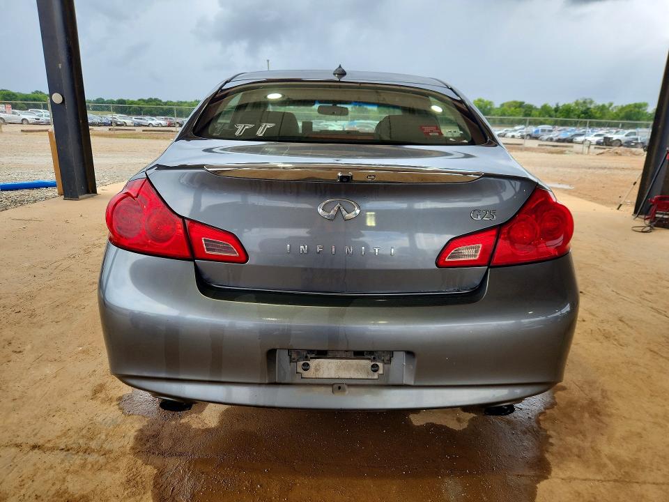 2012 Infiniti G25 Sedan მანქანა იყიდება აუქციონზე, vin: JN1DV6APXCM810351, აუქციონის ნომერი: 60132166