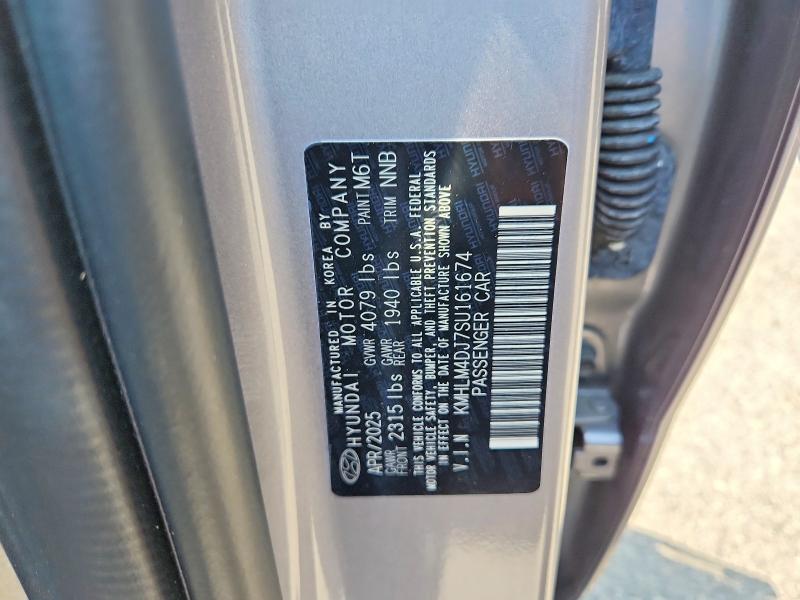 Aukcja sprzedaży 2025 Hyundai Elantra Hybrid, vin: KMHLM4DJ7SU161674, numer aukcji: 61491606