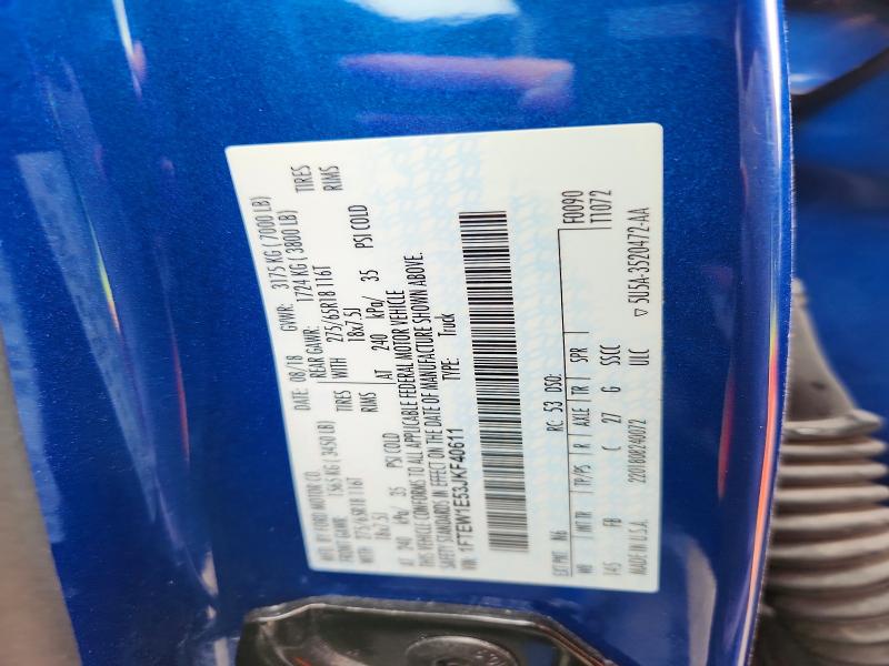 Продаж на аукціоні авто 2018 Ford F150, vin: 1FTEW1E53JKF40611, номер лоту: 63246096