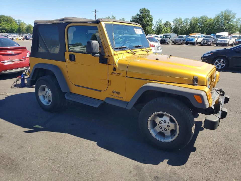 62975276 :رقم المزاد ، 1J4FA49S53P308354 vin ، 2003 Jeep Wrangler / Tj مزاد بيع