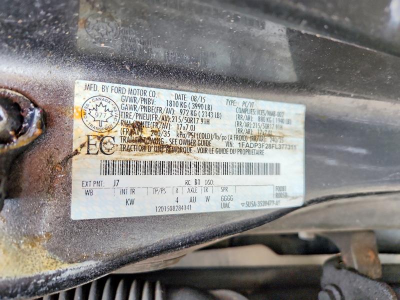 Aukcja sprzedaży 2015 Ford Focus, vin: 1FADP3F28FL377311, numer aukcji: 61675446