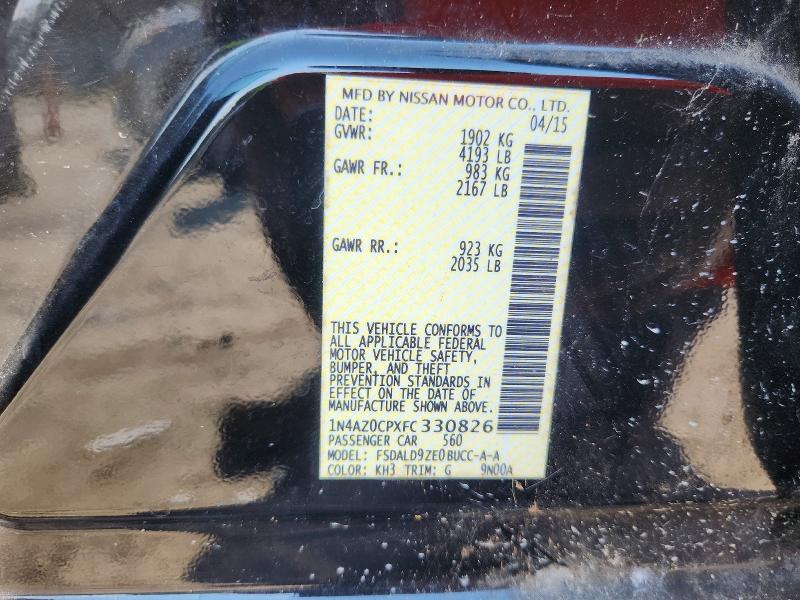 Продажа на аукционе авто 2015 Nissan Leaf, vin: 1N4AZ0CPXFC330826, номер лота: 61115406