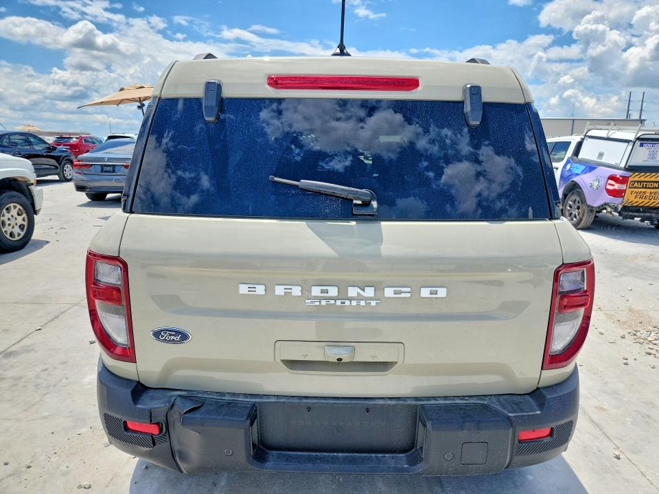2025 Ford Bronco Sport მანქანა იყიდება აუქციონზე, vin: 3FMCR9BNXSRE89179, აუქციონის ნომერი: 60856436