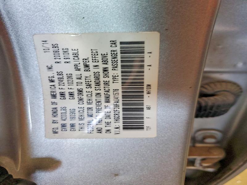 62688576 :رقم المزاد ، 1HGCR2F38FA041576 vin ، 2015 Honda Accord مزاد بيع