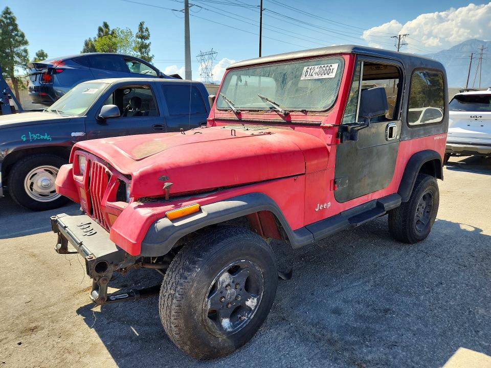61248666 :رقم المزاد ، 2J4FY29S7NJ551440 vin ، 1992 Jeep Wrangler / Yj مزاد بيع