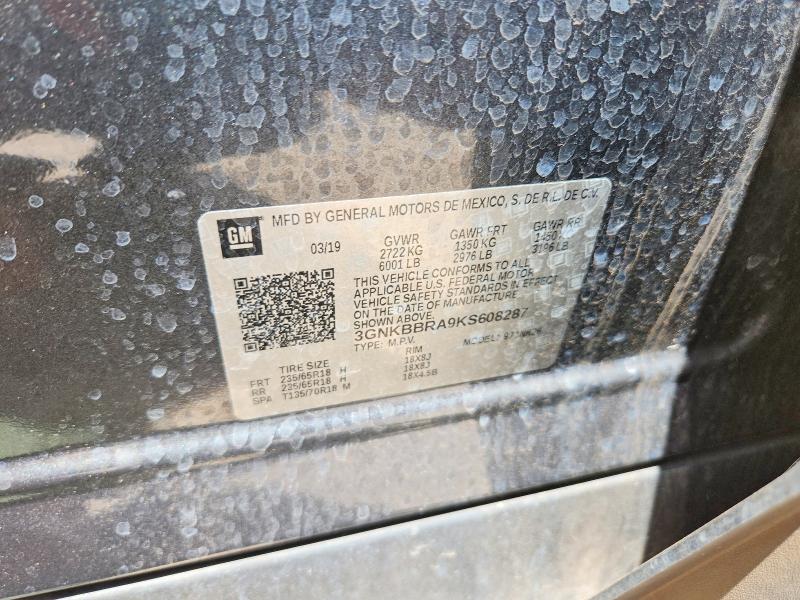Продаж на аукціоні авто 2019 Chevrolet Blazer, vin: 3GNKBBRA9KS608287, номер лоту: 62864516