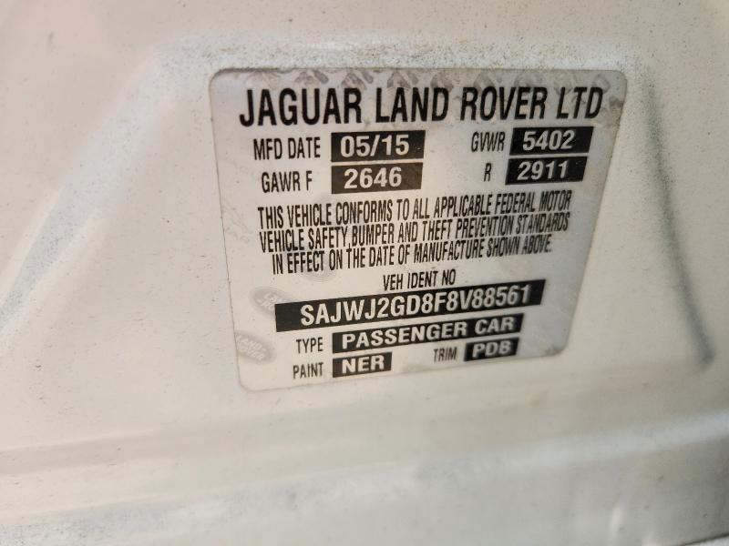 61144416 :رقم المزاد ، SAJWJ2GD8F8V88561 vin ، 2015 Jaguar Xjl مزاد بيع