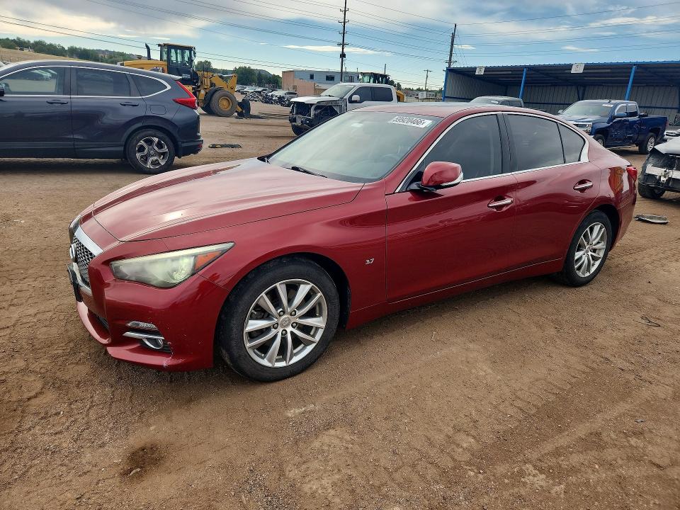 59920466 :رقم المزاد ، JN1BV7AR7EM693099 vin ، 2014 Infiniti Q50 مزاد بيع