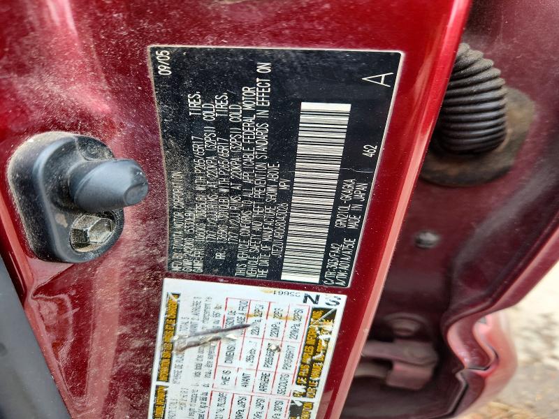 60968476 :رقم المزاد ، JTEZU14R068043026 vin ، 2006 Toyota 4runner مزاد بيع