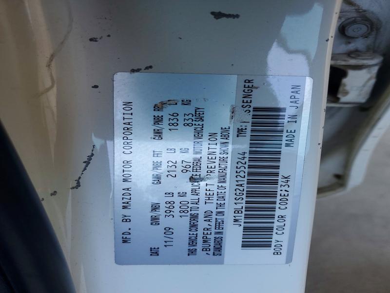Продаж на аукціоні авто 2010 Mazda 3, vin: JM1BL1SG2A1255244, номер лоту: 59385726