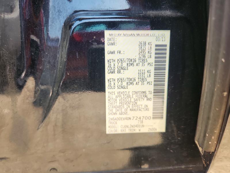 Продаж на аукціоні авто 2013 Nissan Frontier, vin: 1N6AD0EV4DN724700, номер лоту: 60575116