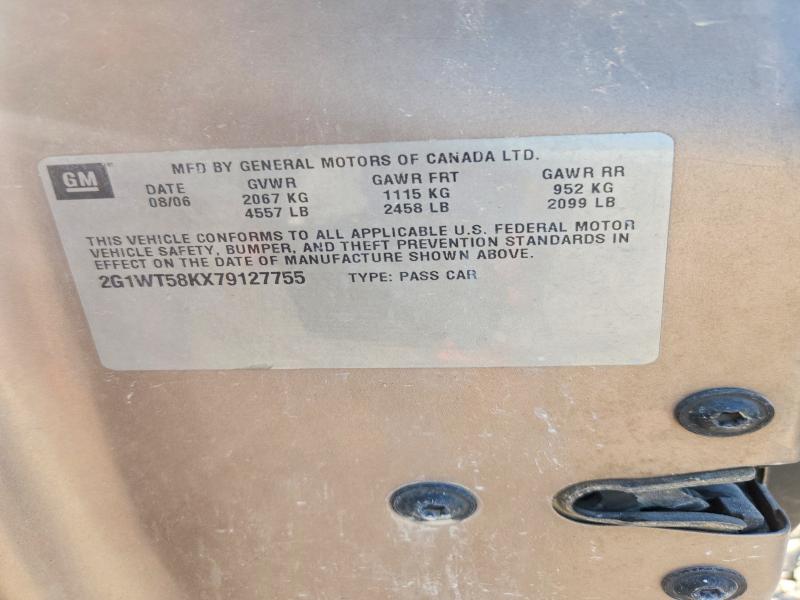 Продажа на аукционе авто 2007 Chevrolet Impala, vin: 2G1WT58KX79127755, номер лота: 63003226