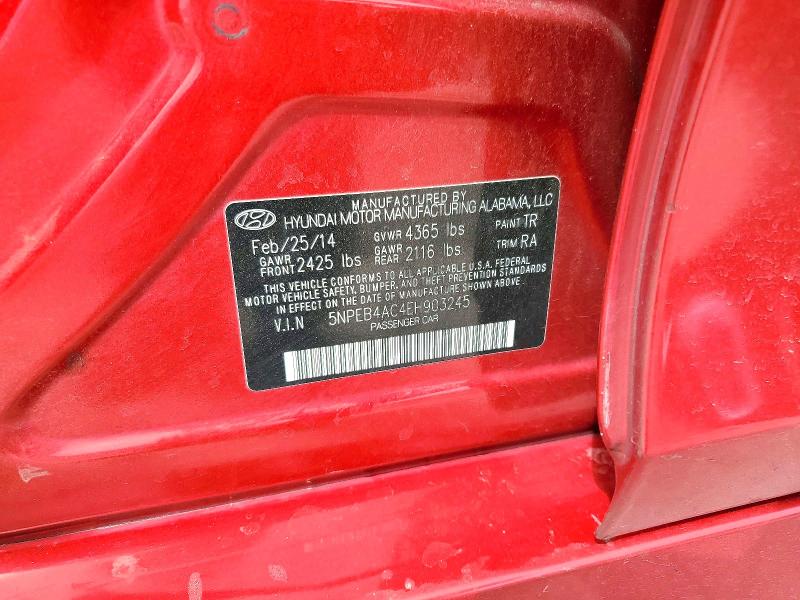 Продаж на аукціоні авто 2014 Hyundai Sonata, vin: 5NPEB4AC4EH903245, номер лоту: 61419706