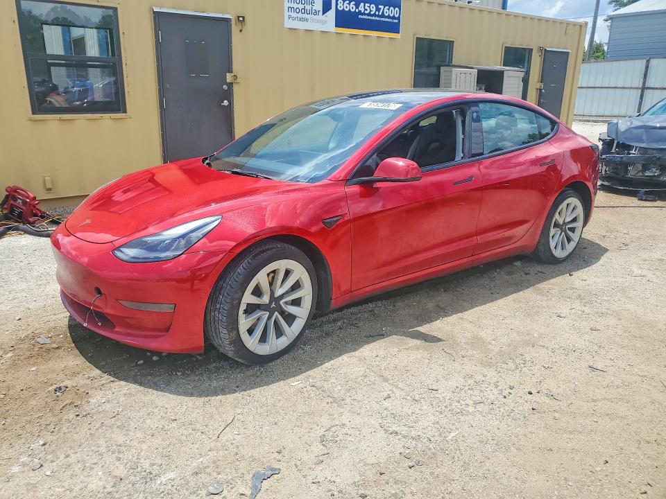 61514176 :رقم المزاد ، 5YJ3E1EA4NF290385 vin ، 2022 Tesla Model 3 مزاد بيع