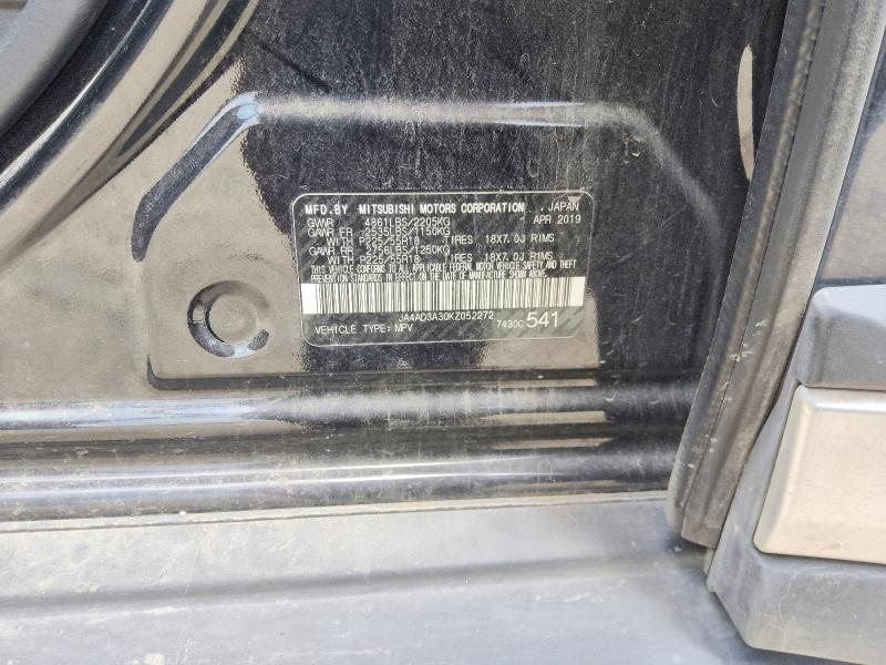 Продаж на аукціоні авто 2019 Mitsubishi Outlander, vin: JA4AD3A30KZ052272, номер лоту: 62327906