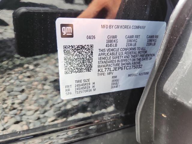 Aukcja sprzedaży 2026 Chevrolet Trax, vin: KL77LJEP6TC175032, numer aukcji: 60575646