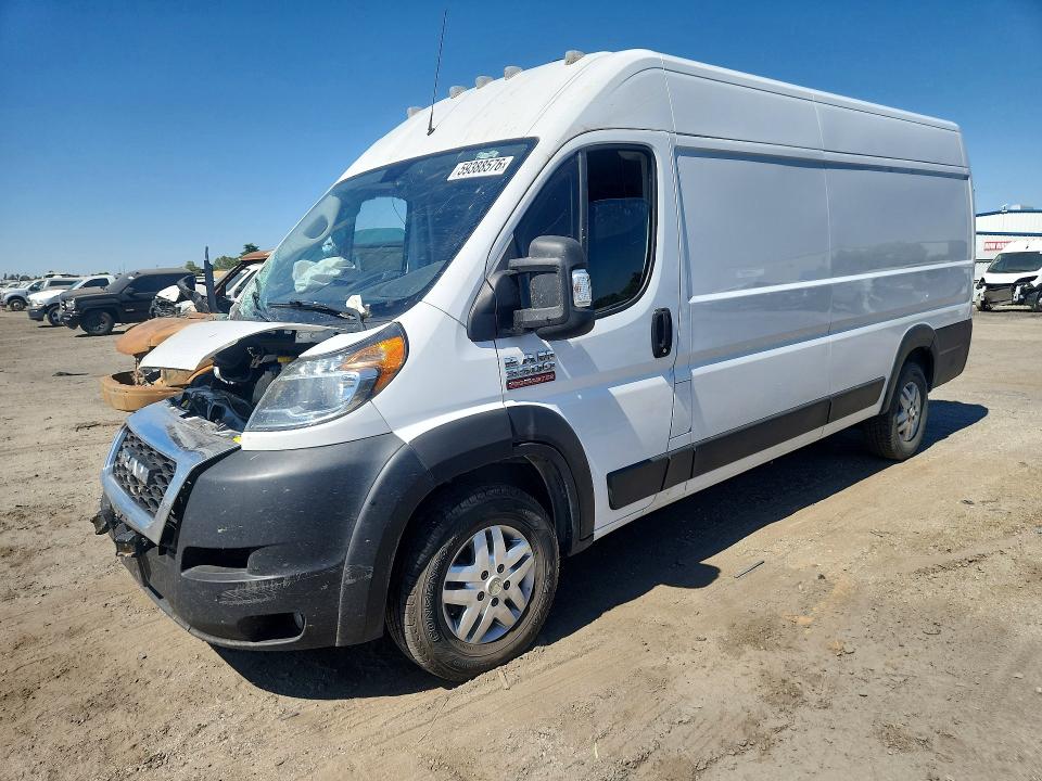 59388576 :رقم المزاد ، 3C6URVJG0LE118598 vin ، 2020 Ram Promaster 3500 مزاد بيع
