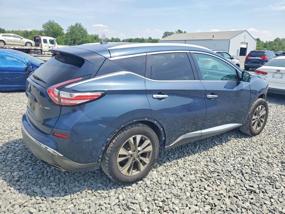 61053326 :رقم المزاد ، 5N1AZ2MH4FN237541 vin ، 2015 Nissan Murano مزاد بيع