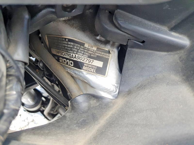 2010 Honda Gl1800 მანქანა იყიდება აუქციონზე, vin: 1HFSC47H2AA902797, აუქციონის ნომერი: 59979106