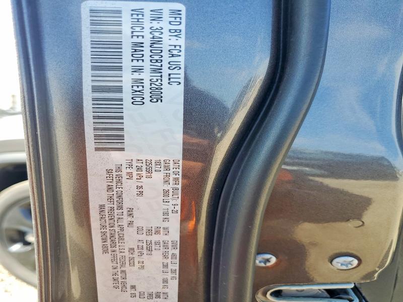 Продажа на аукционе авто 2021 Jeep Compass, vin: 3C4NJDCB7MT528005, номер лота: 62127506