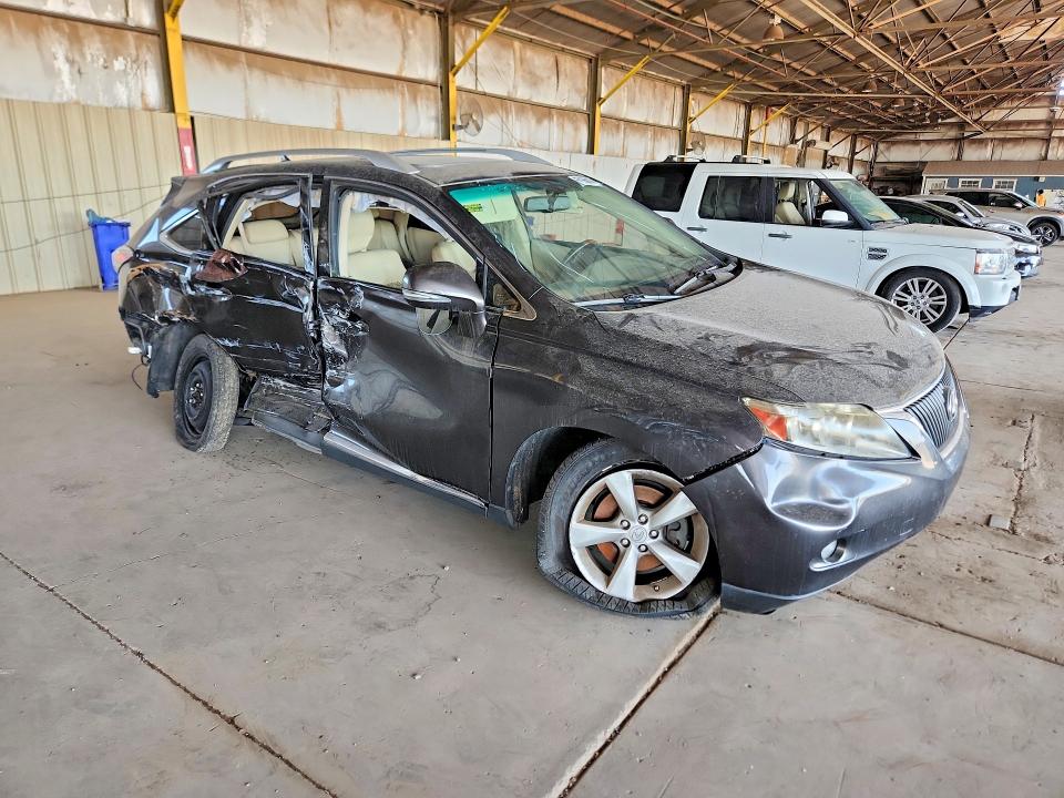 60166136 :رقم المزاد ، JTJZK1BA0A2001200 vin ، 2010 Lexus Rx مزاد بيع