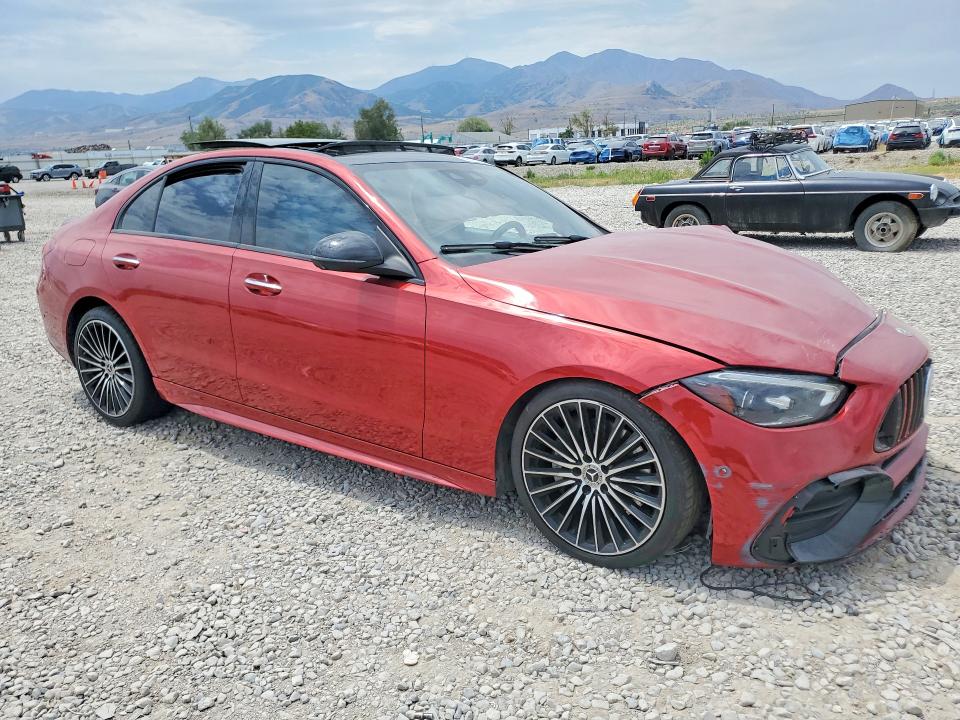 60146276 :رقم المزاد ، W1KAF4HB2NR050889 vin ، 2022 Mercedes-benz C مزاد بيع