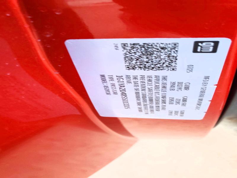 Продажа на аукционе авто 2025 Chevrolet Corvette, vin: 1G1YA2D48S5113315, номер лота: 61973706