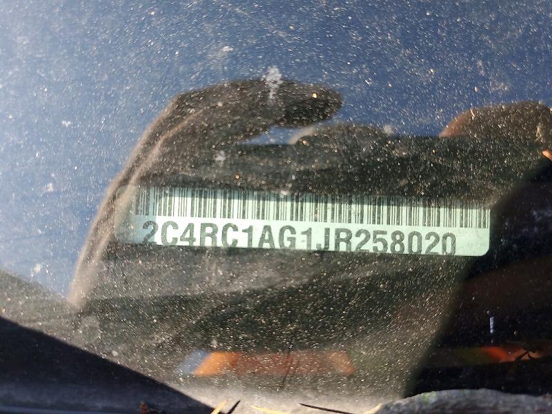 60950326 :رقم المزاد ، 2C4RC1AG1JR258020 vin ، 2018 Chrysler Pacifica مزاد بيع