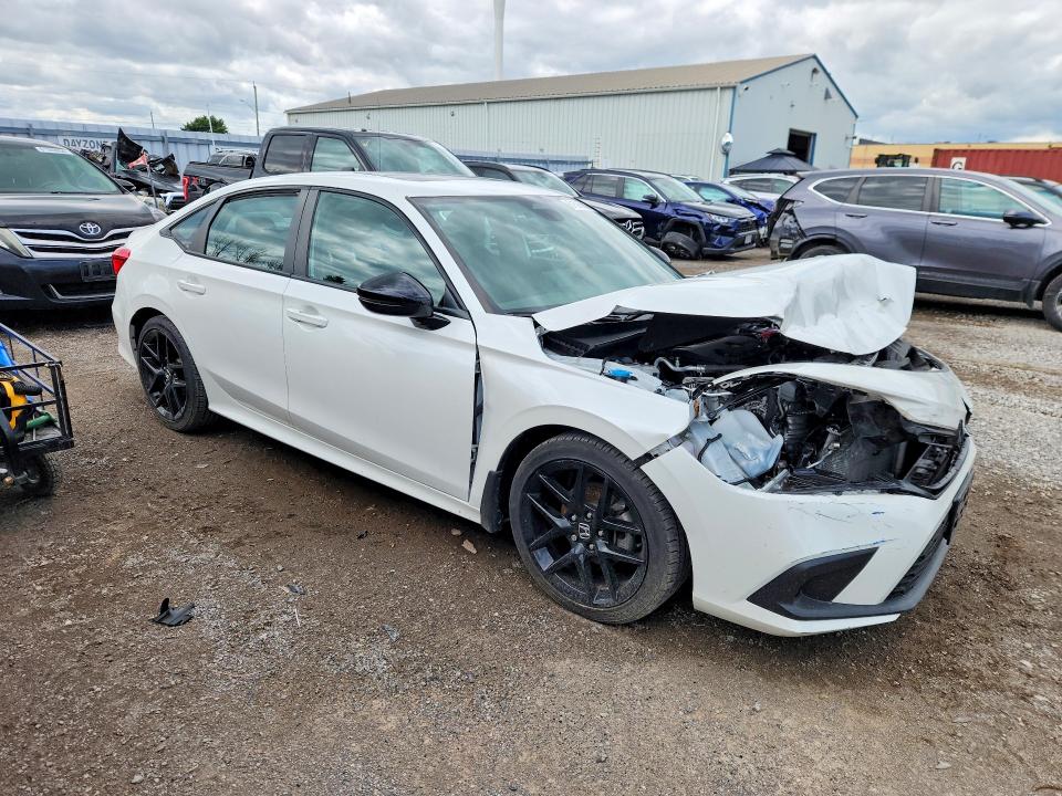 2022 Honda Civic მანქანა იყიდება აუქციონზე, vin: 2HGFE2F5XNH123514, აუქციონის ნომერი: 61596586