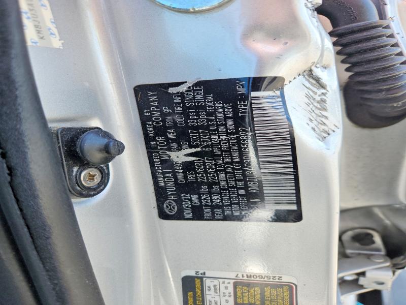 62028306 :رقم المزاد ، KM8JU3AC3DU656822 vin ، 2013 Hyundai Tucson مزاد بيع