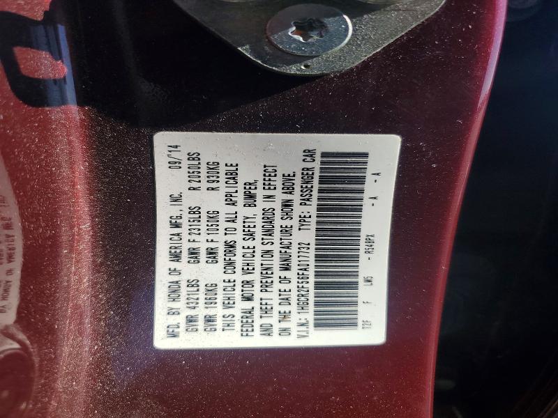 Aukcja sprzedaży 2015 Honda Accord, vin: 1HGCR2F56FA017732, numer aukcji: 61817286