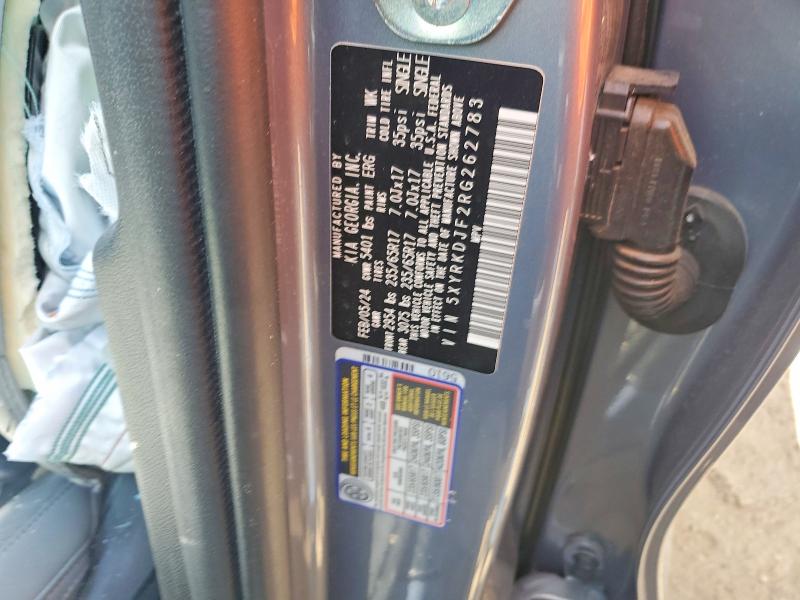60560926 :رقم المزاد ، 5XYRKDJF2RG262783 vin ، 2024 Kia Sorento مزاد بيع