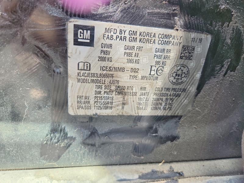 Продажа на аукционе авто 2020 Buick Encore, vin: KL4CJESB3LB065076, номер лота: 59965356